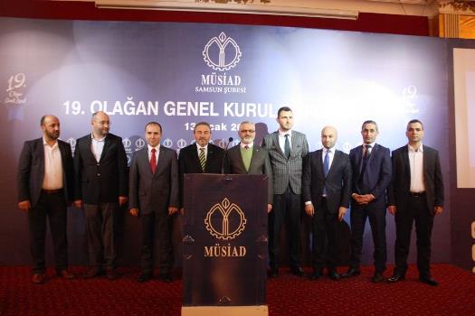 MÜSİAD  SAMSUN ŞUBESİ 19. OLAĞAN GENEL KURULUMUZ TAMAMLANDI