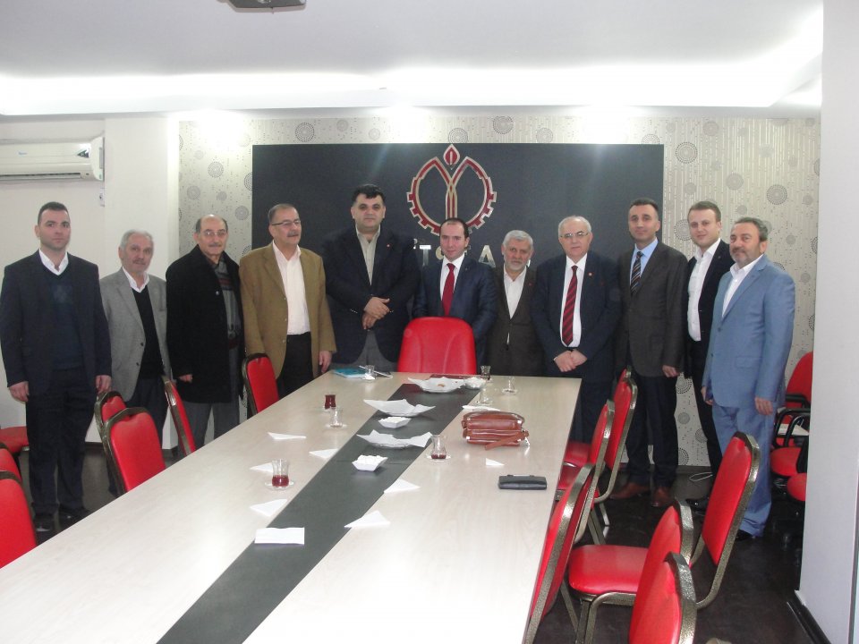 SAADET PARTİSİ İL YÖNETİMİNİN MÜSİAD'A ZİYARETİ