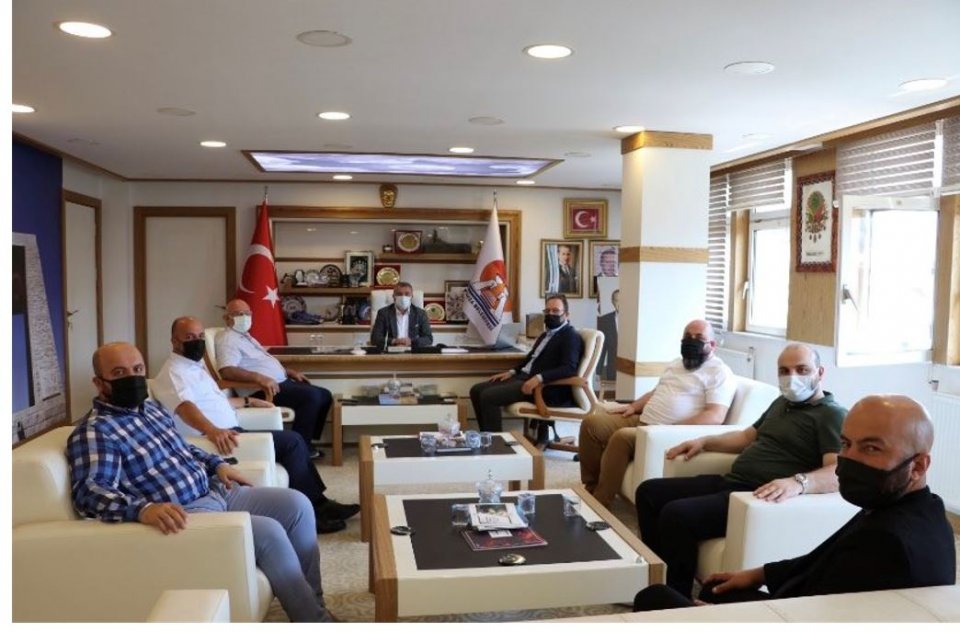 MÜSİAD Samsun Şubesi Havza Belediye Başkanı Sebahattin Özdemir’i Makamında Ziyaret Etti