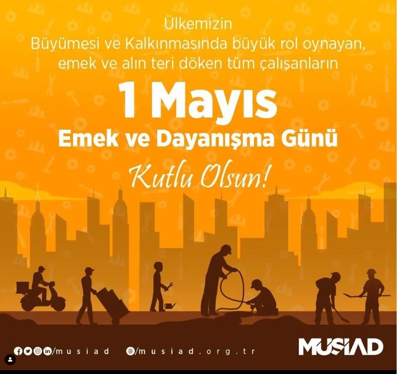 1 Mayıs Emek ve Dayanışma Günü Kutlu Olsun.