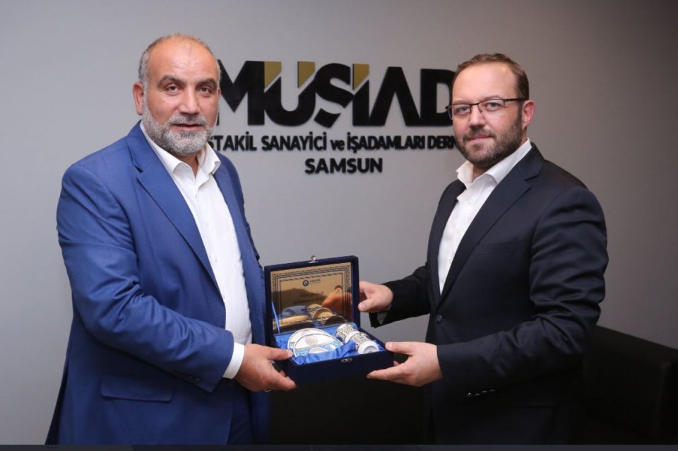 Canik Belediye Başkanı İbrahim Sandıkçı'dan MÜSİAD Samsun Şubesi'ne Ziyaret