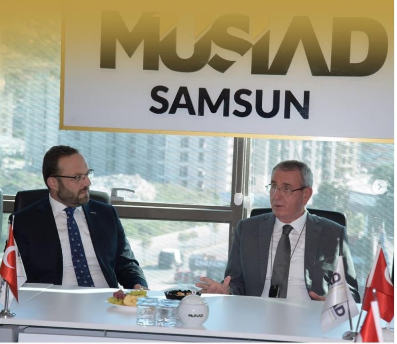 Samsun Ticaret ve Sanayi Odası Başkanı Salih Zeki MURZİOĞLU MÜSİAD Samsun Şubesi Ziyareti