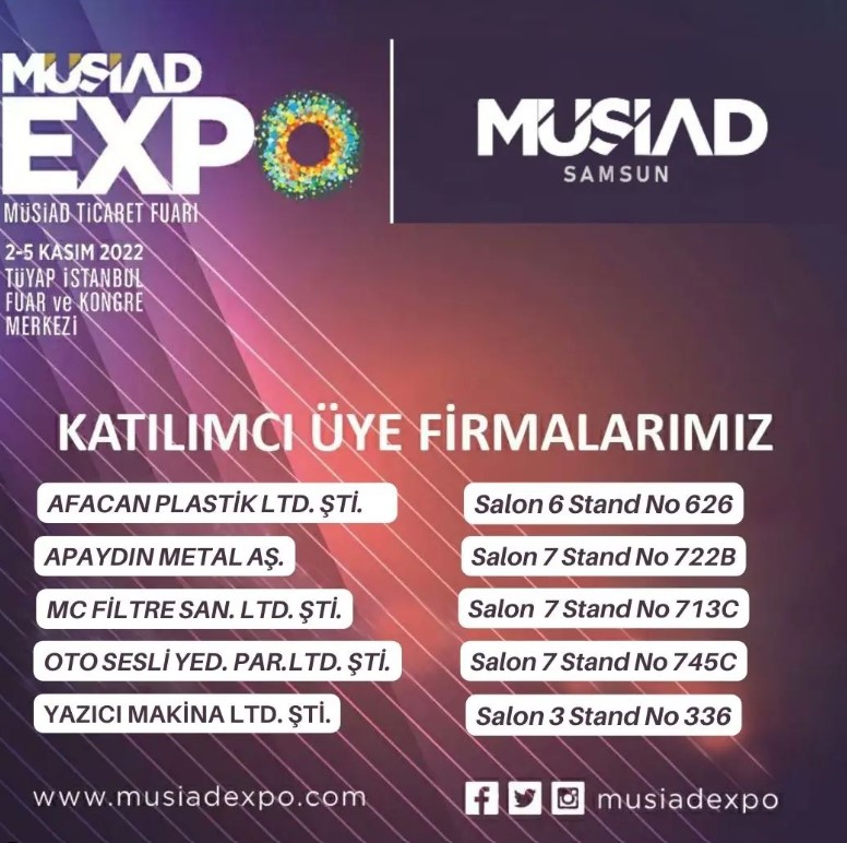 MÜSİAD EXPO 19.Kez Kapılarını Açıyor. 