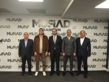 MÜSİAD Sinop Temsilcilik Başkanı Uğur ATAY, Şube Başkanımız Hasan Tahsin ŞENGÜL ve Yönetim Kurulu üyelerimizi ziyaret etti. 